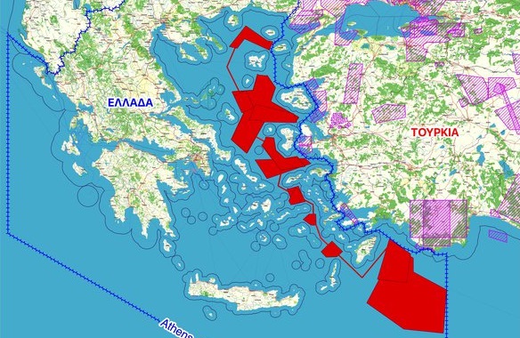 Τσουνάμι τουρκικών διεκδικήσεων πίσω από τις θαλάσσιες ζώνες του Αιγαίου