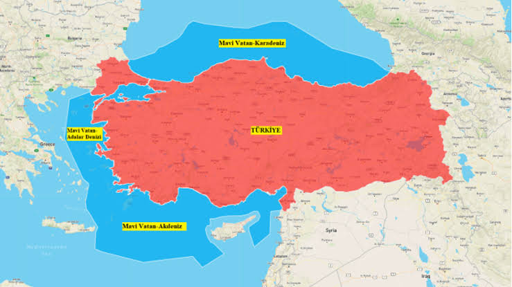 Η Τουρκία δημοσίευσε χάρτη ΑΟΖ με την… Συρία εξαφανίζοντας την ΑΟΖ της Κύπρου