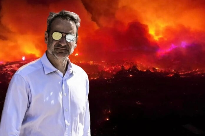 Πριν τον στείλει πίσω από τα σίδερα η Κοβέσι, ο σύγχρονος Νέρωνας καίει όλη την Ελλάδα από άκρη σε άκρη αφήνοντας στην κυριολεξία καμένη γη πίσω του – Την ώρα που όλα έχουν γίνει στάχτη συνεχίζει ατάραχος τις διακοπές του στην Κρήτη