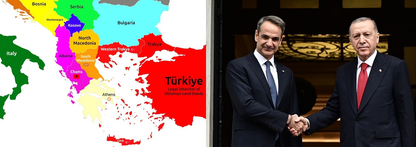 H συνάντηση Μητσοτάκη Ερντογαν θα γίνει κάτω απο αυτόν το Χάρτη