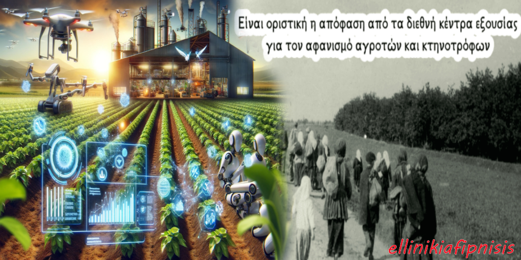 Η απόφαση των παγκοσμίων κέντρων εξουσίας για τον αφανισμό των αγροτών είναι οριστική – Μετατρέπουν τρόφιμα και νερό σε όπλα εκβιασμού για να δεχθούμε την τυραννία της Νέας Τάξης Πραγμάτων…