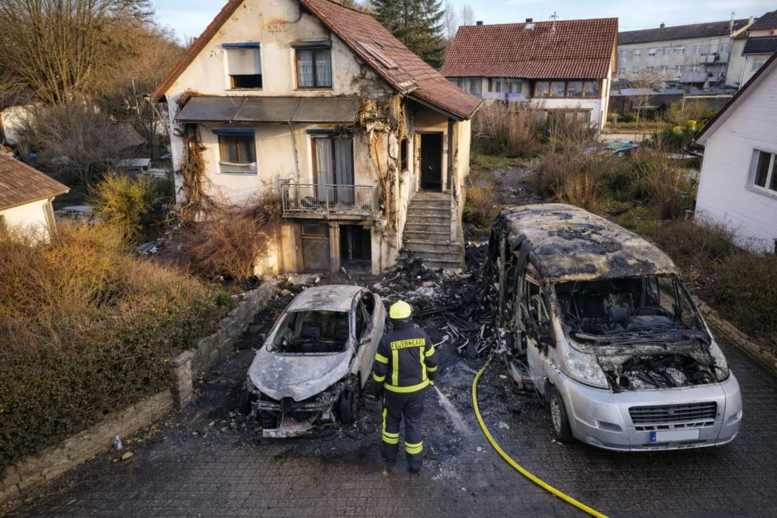 Μια πυρκαγιά σε ένα ηλεκτρικό αυτοκίνητο προκαλεί μια αλυσιδωτή αντίδραση