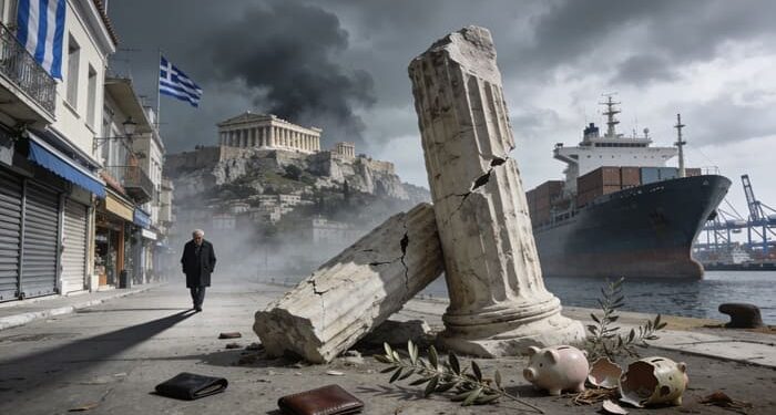 «Η Ελλάδα Τελείωσε; — Τα Στοιχεία-Σοκ του Δ’ Τριμήνου 2025 που Αποκαλύπτουν μια Οικονομία σε Ελεύθερη Πτώση»