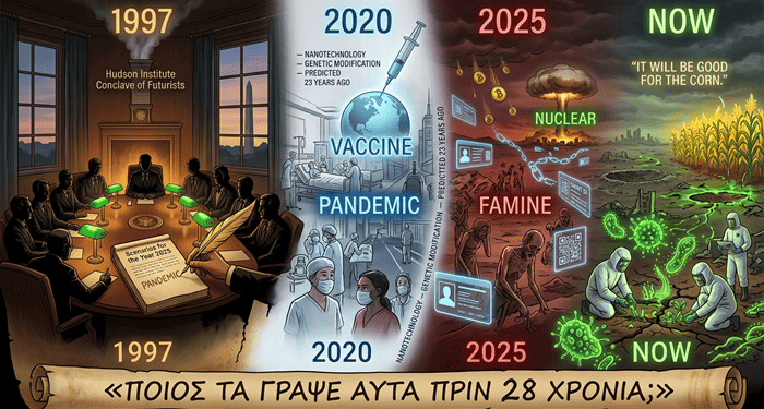 «Από την Πανδημία του 2020 μέχρι το Πυρηνικό του 2026: Η Πρόβλεψη που Γράφτηκε το 1997 — Και Κανείς Δεν Την Άκουσε, Αλλά Όλοι Την Ζούν»