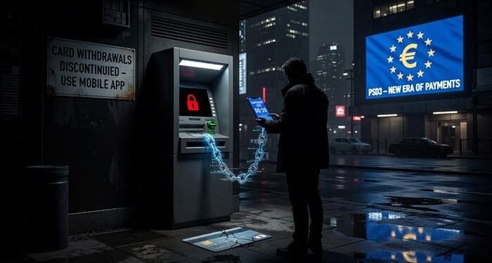 Η ΕΕ «τελειώνει» τις αναλήψεις με κάρτα από ΑΤΜ: Το νέο τραπεζικό σύστημα – Ακόμα ένα βήμα προς την ψηφιακή φυλακή
