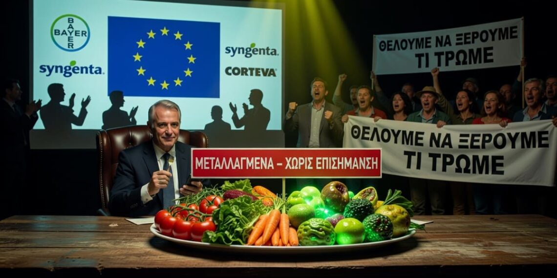 Πειραματόζωα των πολυεθνικών: Η κυβέρνηση ψήφισε τα μεταλλαγμένα – Καταργείται η επισήμανση, δεν θα ξέρουμε τι τρώμε