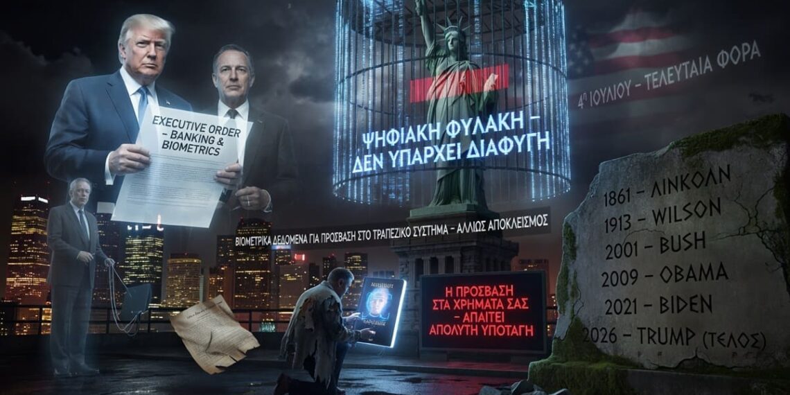 Paul Craig Roberts: “Η κυβέρνηση Τραμπ βάζει τους Αμερικανούς σε ψηφιακή φυλακή” – Βιομετρικά δεδομένα για πρόσβαση σε τράπεζες, ο ρόλος Σόρος, και το τέλος του Συντάγματος