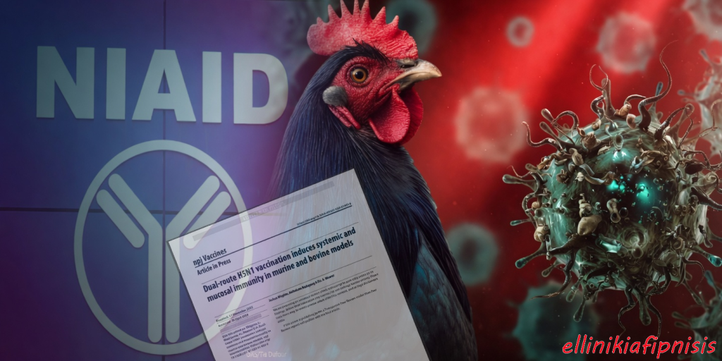 Επιστήμονες που χρηματοδοτούνται από την κυβέρνηση των ΗΠΑ δημιούργησαν χιμαιρικούς ιούς της γρίπης των πτηνών με 100% θνητότητα στα θηλαστικά, σύμφωνα με έκθεση του Περιοδικού «npj Vaccines»…! Τι επιδιώκουν…;