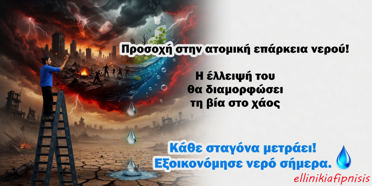 Το νερό θα λείψει πρώτα από τις πόλεις…