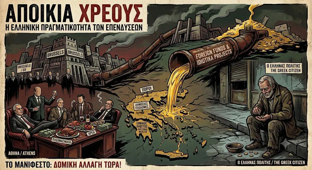 Η Ελληνική «υπνοβασία»: Πώς τα Ευρωπαϊκά κονδύλια χρηματοδοτούν την αποικία χρέους…