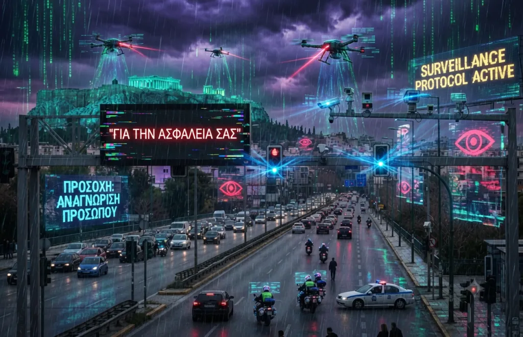 «Traffic Commander»: Η Αθήνα γίνεται ψηφιακή φυλακή – Αστυνομικά drones, ΑΙ και κάμερες στους δρόμους! Όλα «για το καλό σου»…