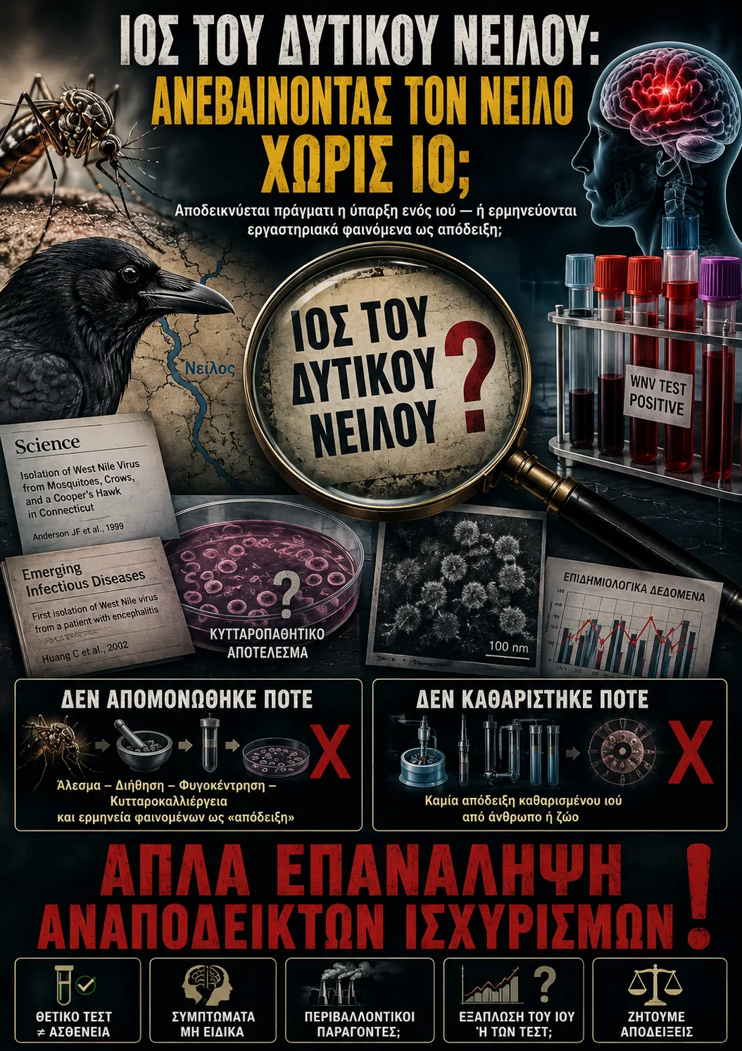 Ο Iός του Δυτικού Νείλου: Ανεβαίνοντας τον Νείλο Xωρίς Iό;