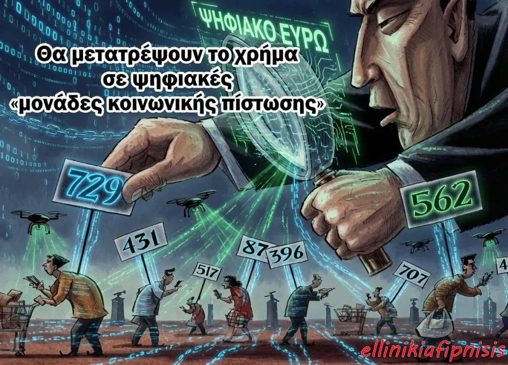 Με το ψηφιακό ευρώ τα χρήματα δεν θα σας ανήκουν. Έρχεται η μεγαλύτερη κλοπή πλούτου της Ιστορίας…